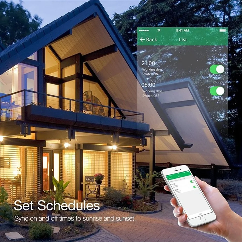Tuya or Ewelink APP Control WiFi LED Wall Switches Apple Siri Alexa Google Home 5 Gang Light Switch Touch Control Light Switch