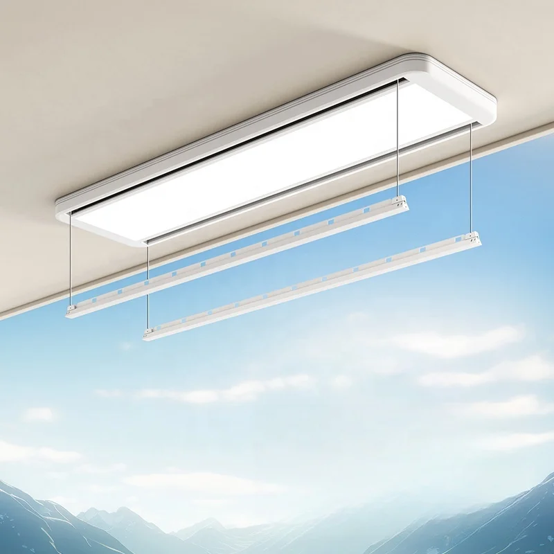 Ceiling Lifting Rack Automated Electric Clothes Drying Rack Smart Electric Hanging Cloth Dryer