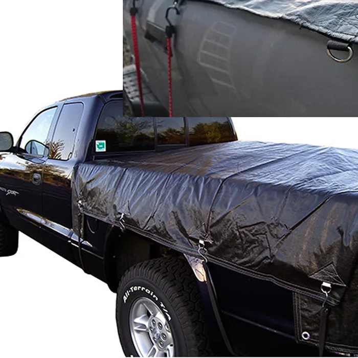 OEM UV Resistant Waterproof PVC Truck Side Curtain Cover Heavy Duty Truck Tarp Covers D-ring supplier