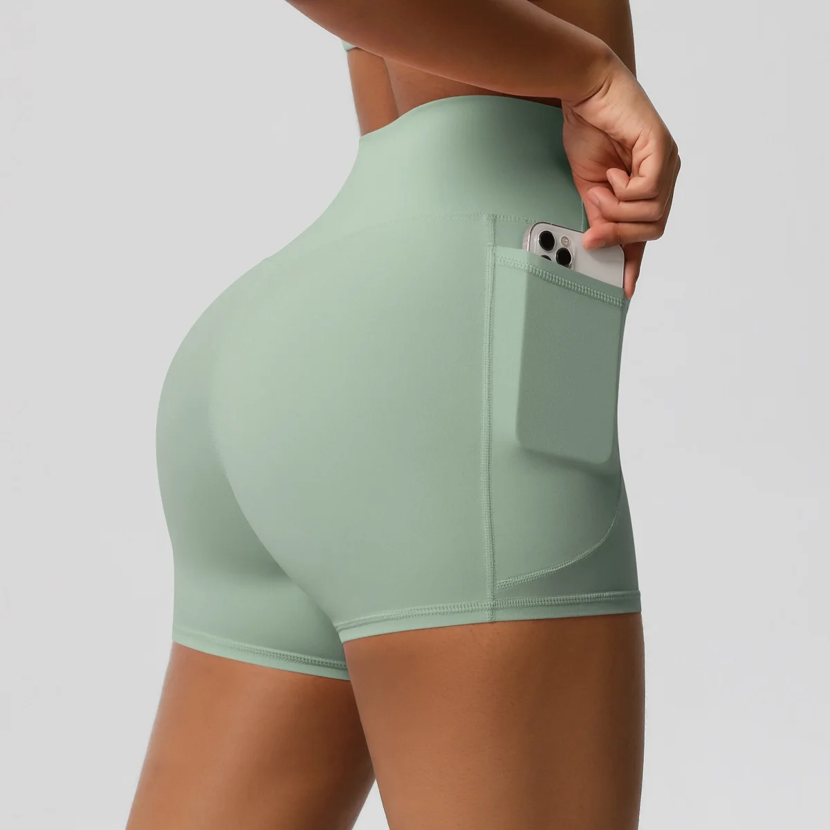 Push up Mujer Yoga Short Leggings Pushup Leggings for Women Tight Pocket Pants for Outdoor Cycling Sports Running