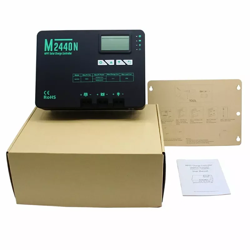 Solar Charge Controllers 20A 30A 40A MPPT Solar Charge Controller 12V 24V