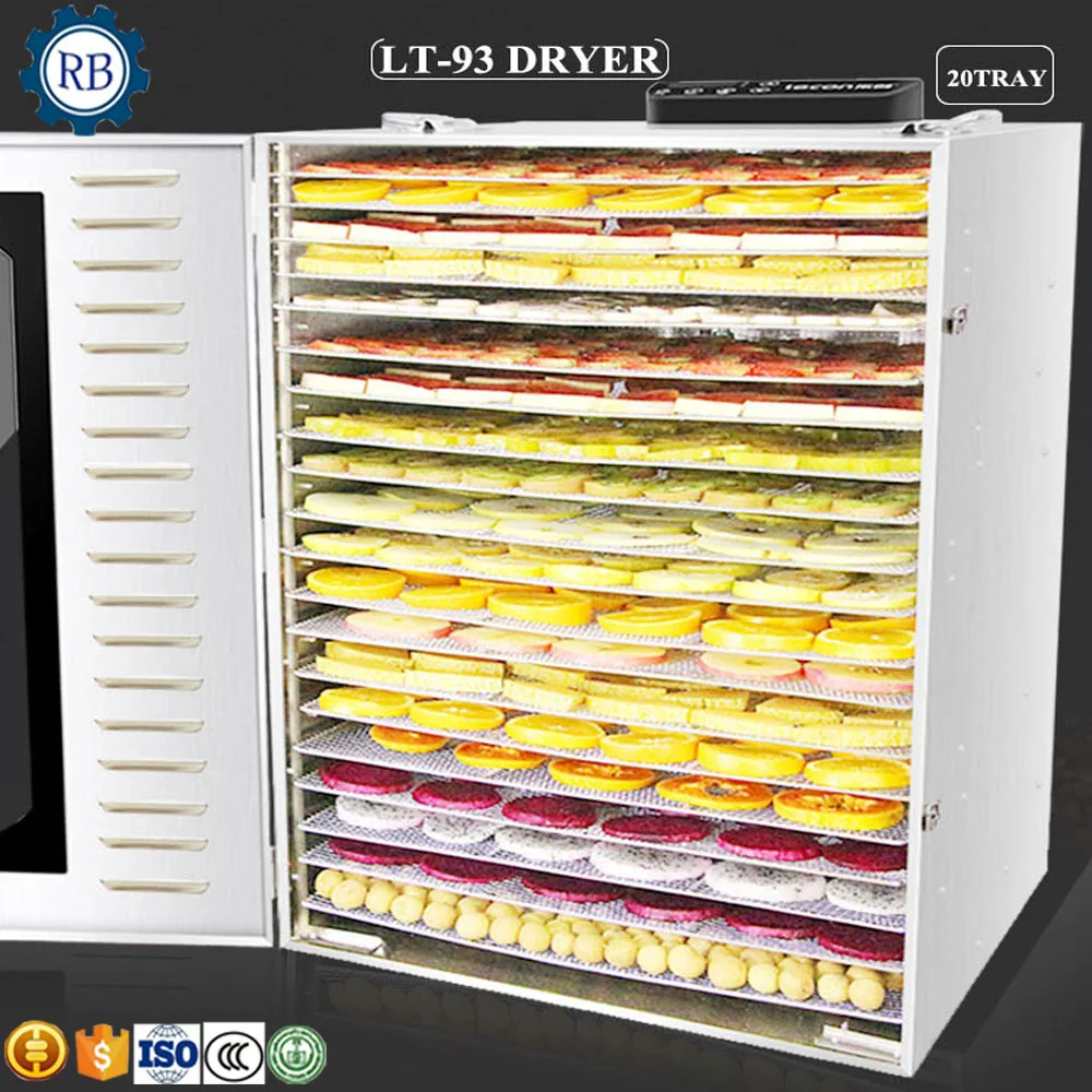 20 Layers Small Low Price Food Dryer Fruit Dehydrator Fish Drying Machine/20 Trays Food Drying Dehydration Machine - Image 6