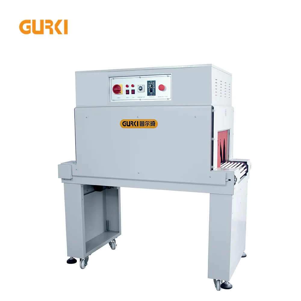 GURKI Factory Direct Automatic PVC Heat Sealing Shrinking Shrink Wrap Band Tunnel for Bottle