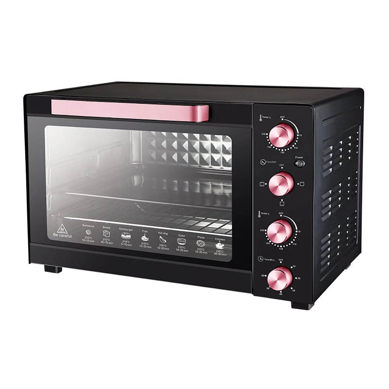 Factory Wholesale Metal 60L Large Toaster Oven Barbecue Baking Electric Mechanical Home Household Kitchen Oven