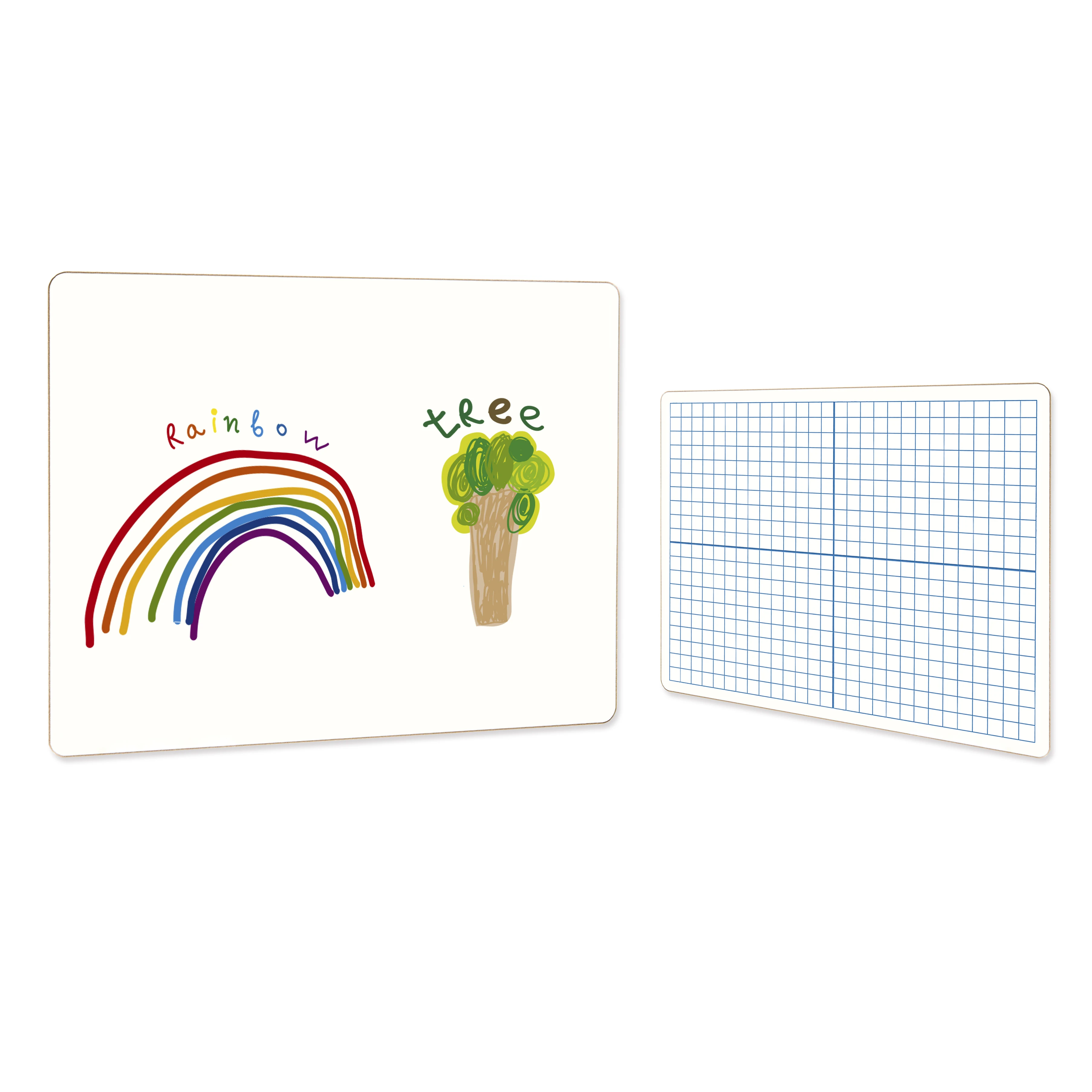 Graphing Math Classroom Accessories Double Sided Xy Axis Dry Erase Mats ...