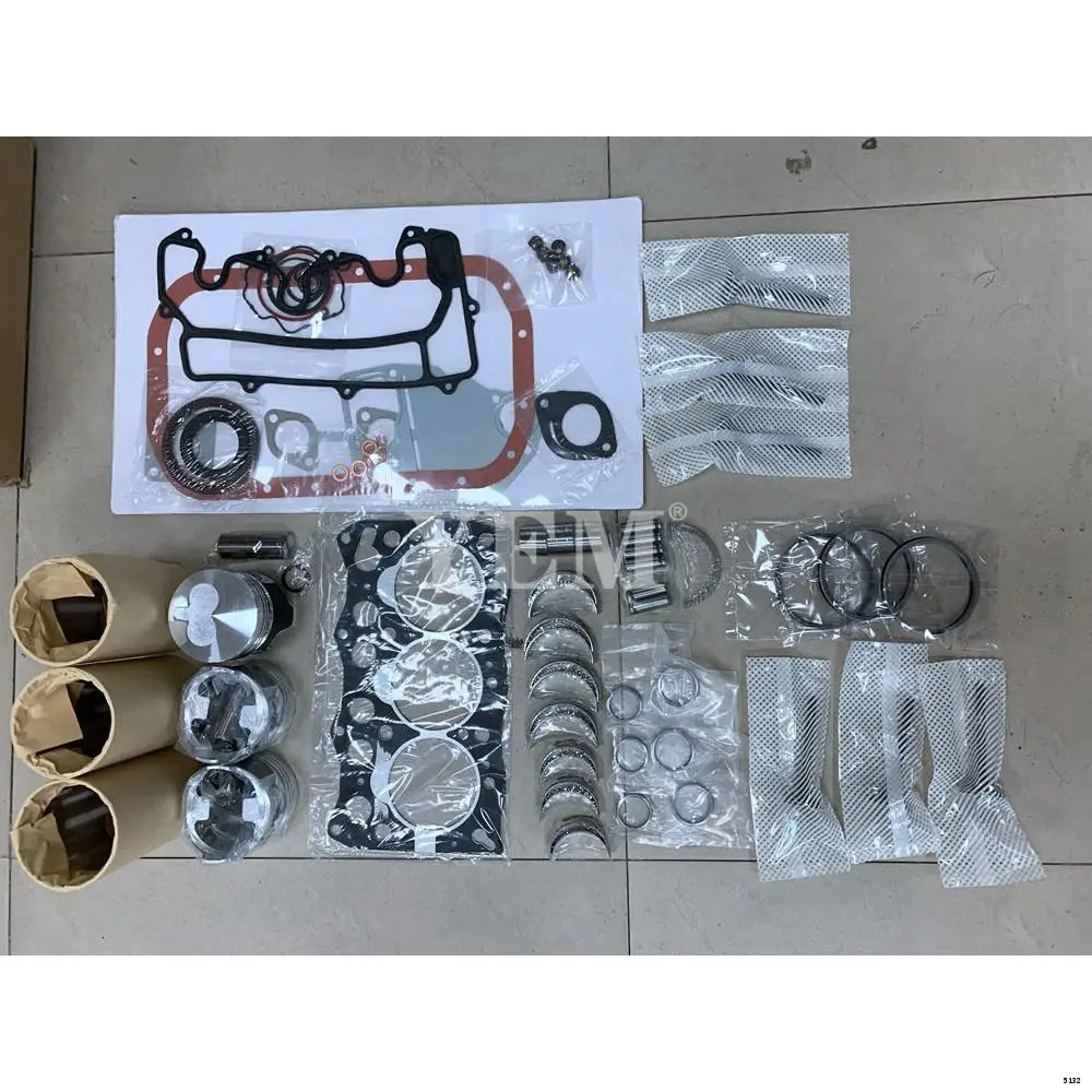 3LD1 Engine Repair Kit With Overhaul Gasket Kit Main Con Rod Bearing Engine Valves for Isuzu