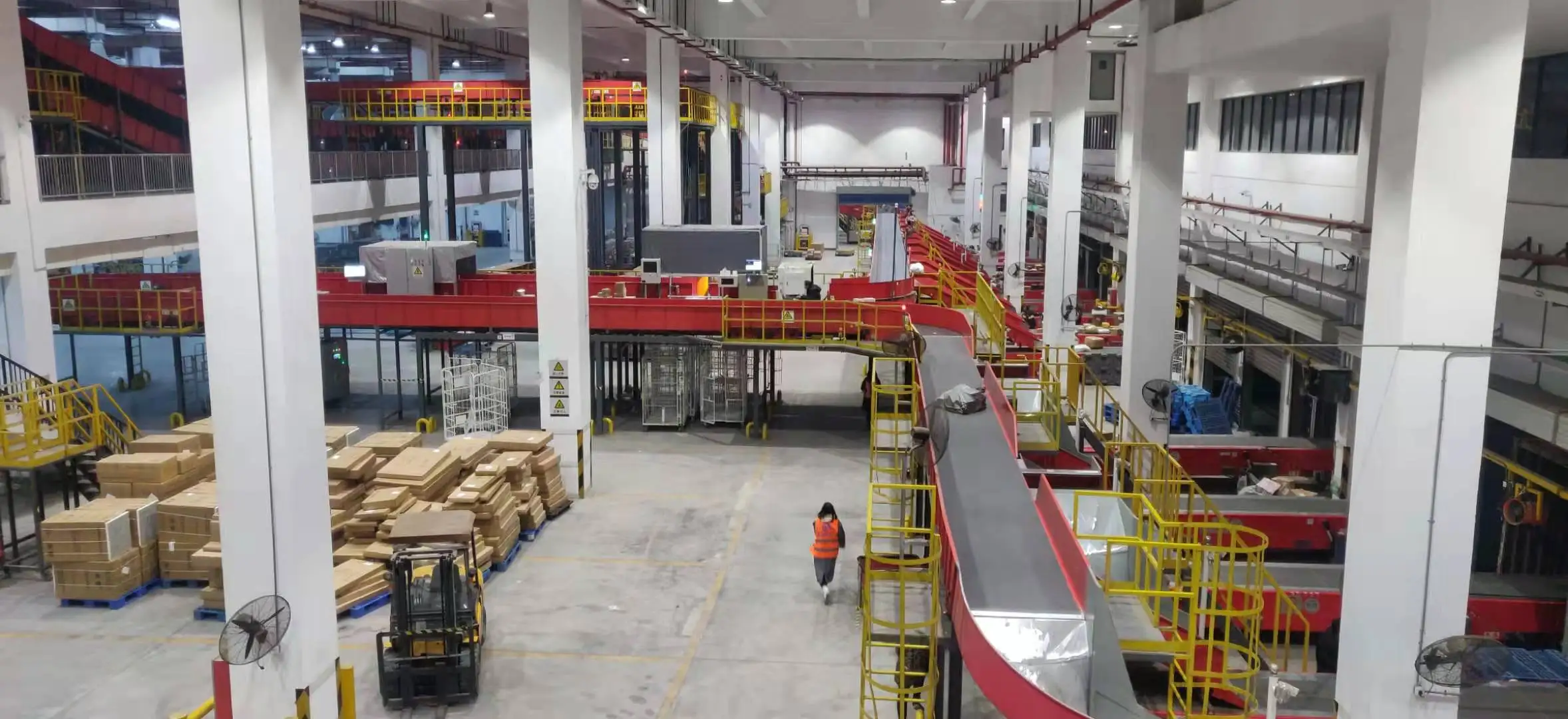 SNBC Logistics Automation Parcel Singulator Package Sorting for Warehouse Inbound Parcels