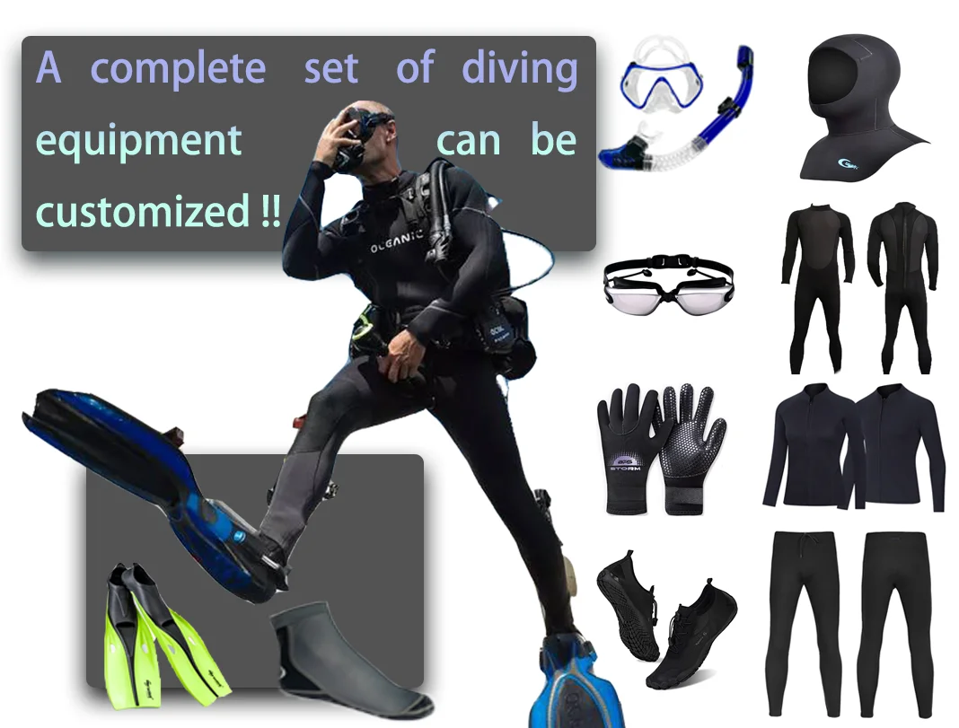 Protection Swimming Suit Front Zip Quick Dry Clothes Long Sleeve Diving