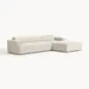 Tessuto spesso beige chiaro