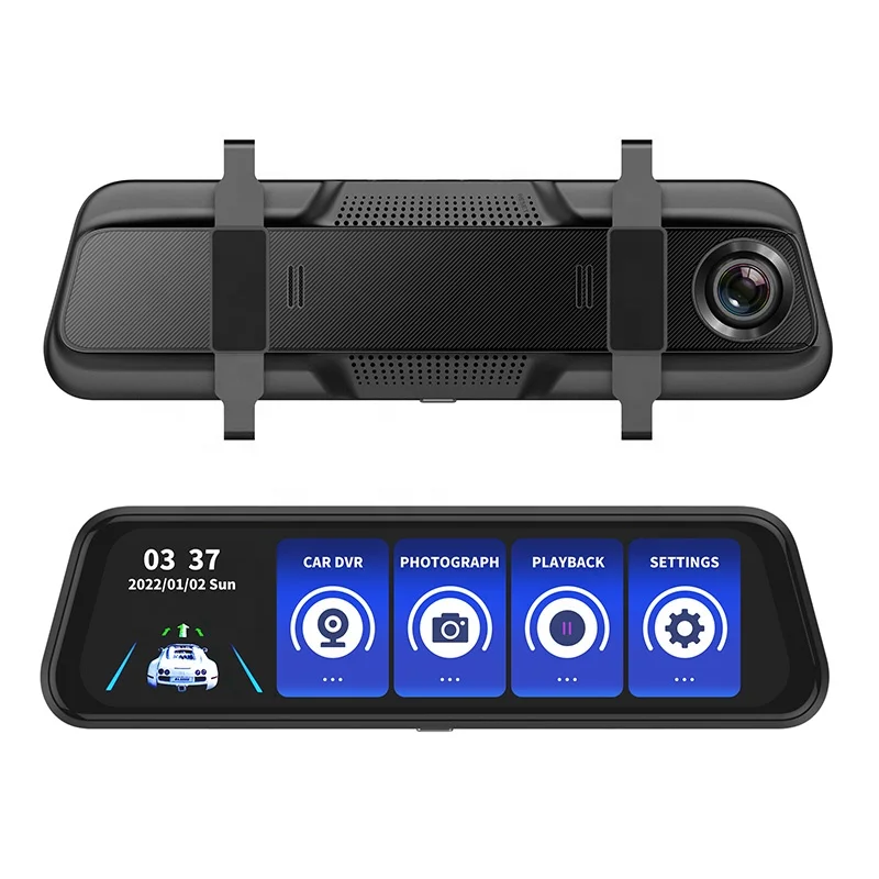 1set Black 1080p Dual Camera Dash Cam With Infrared Night Vision, 32gb Sd  Card, Loop Recording And 2-inch Ips Screen