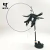 Black 62 Feather Standard Suction Cup Cat Toy (Detachable)