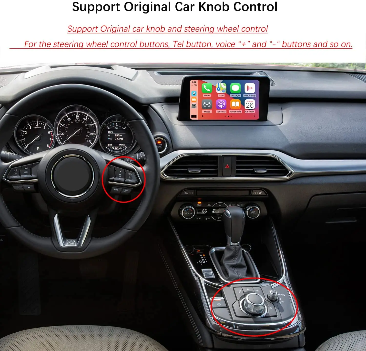 Road Top Mazda 2 Mazda2 20162020 Original Screen Upgrade Wireless