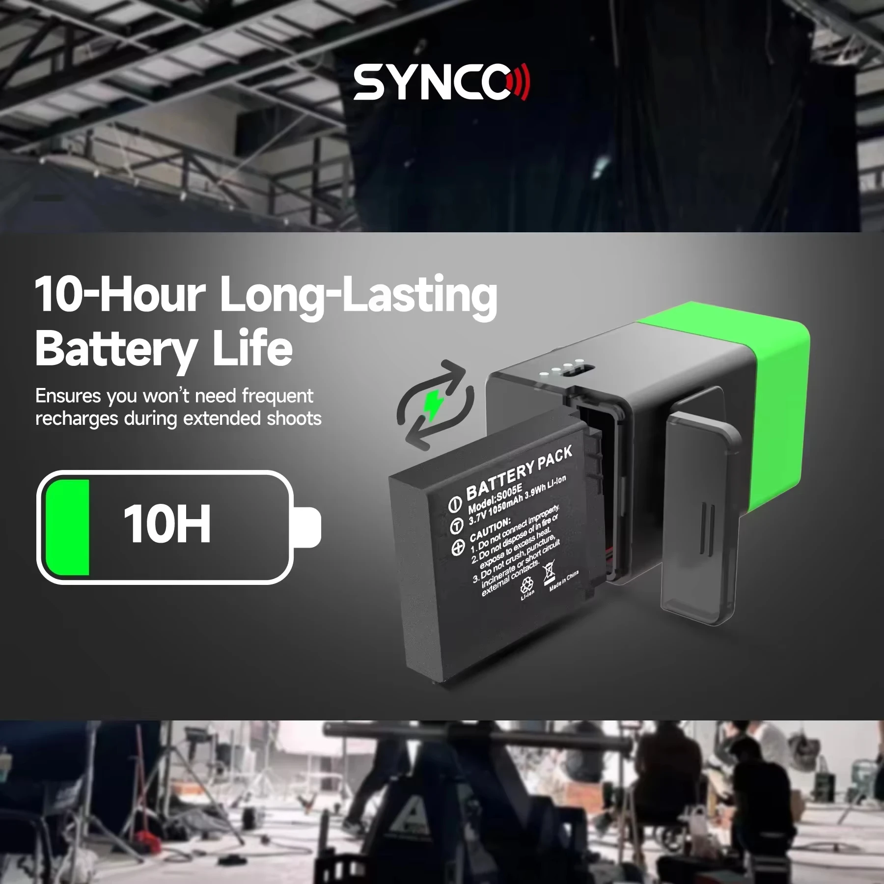 Synco CE3 Wireless Tally Light for Camera Broadcast Switcher