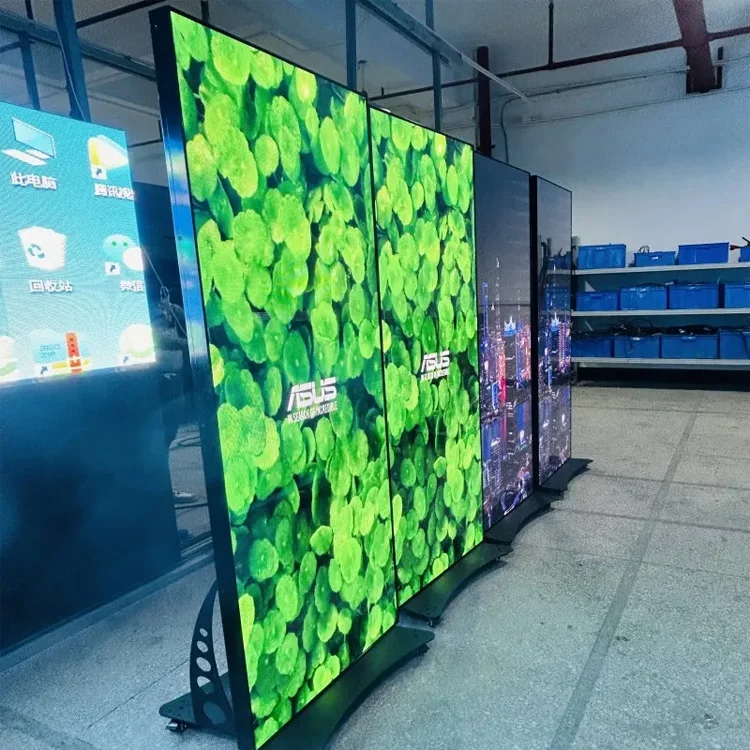Factory Direct Smart Split Screen Movable Indoor Led Video Wall Digital ...