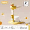 Amarillo con cojín de PU y banco