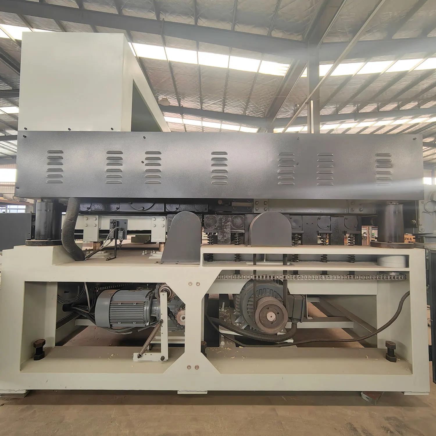 Fully Automatic Heavy High Speed Double Sided Planer 1300mm Woodworking Thicknesser Planer