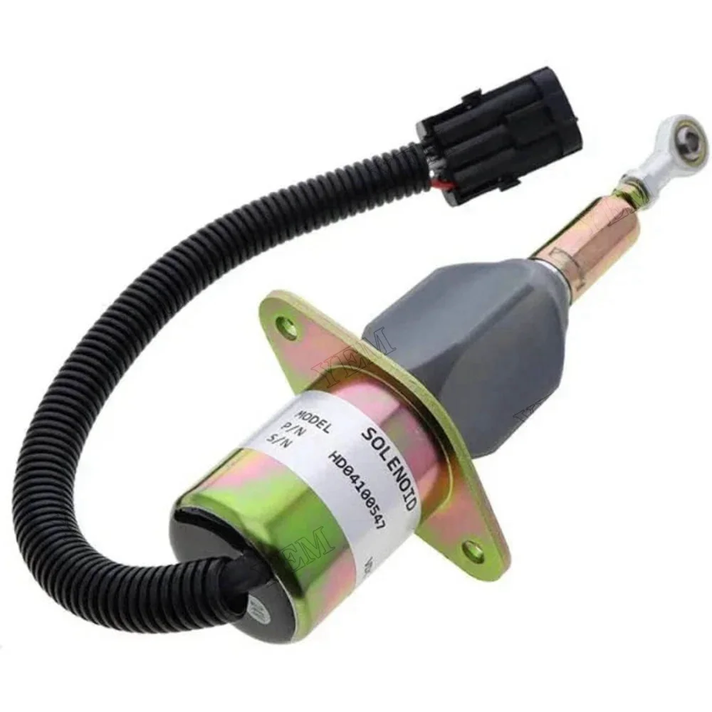 24V Stop Solenoid 6743-81-9140 for Komatsu Engine SA6D102E-2 Excavator PC300-7 PC360-7 Wheel Loader WA380-5