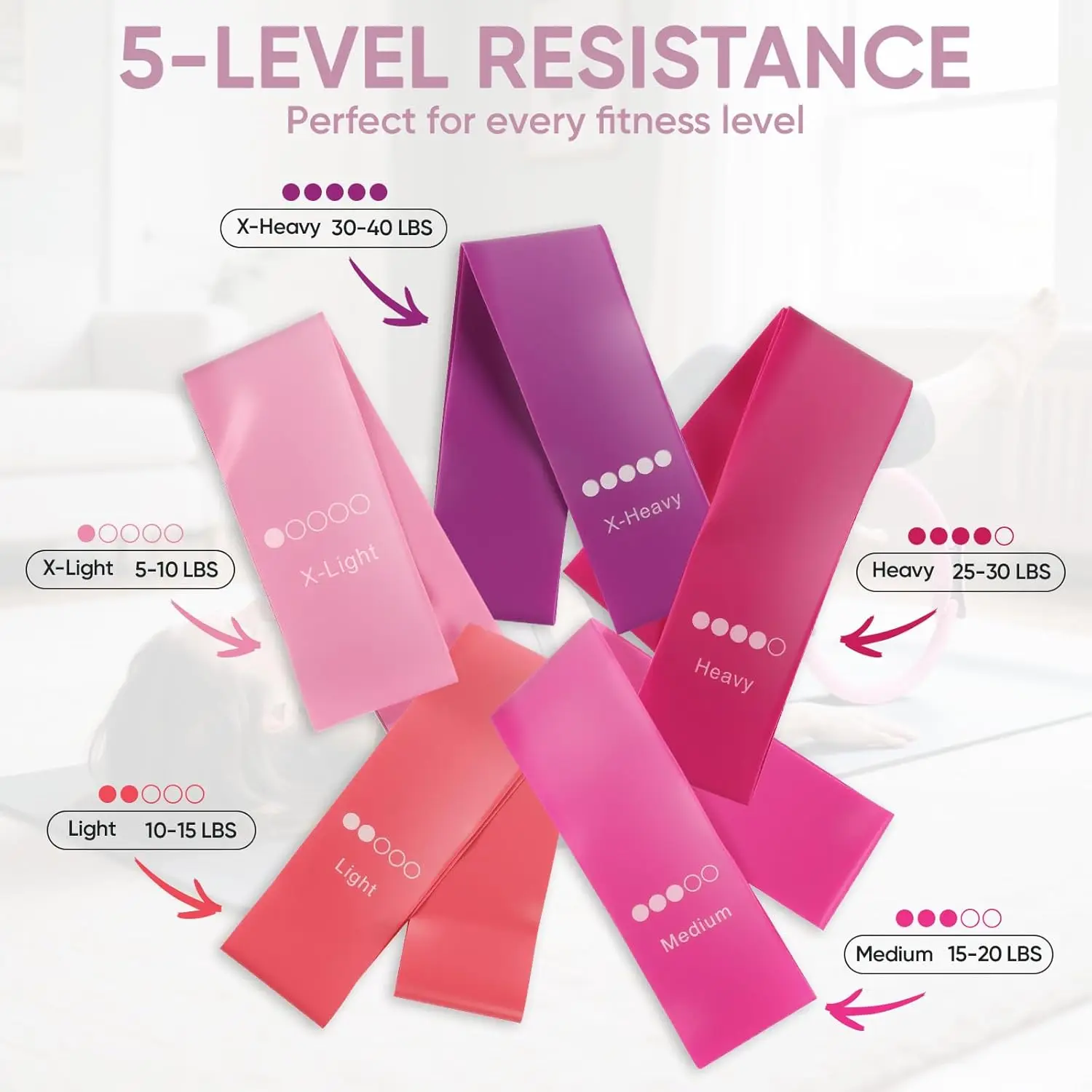 Pilates Kit For Women Pilates Equipment Ring And Ball Set Magic - View #2