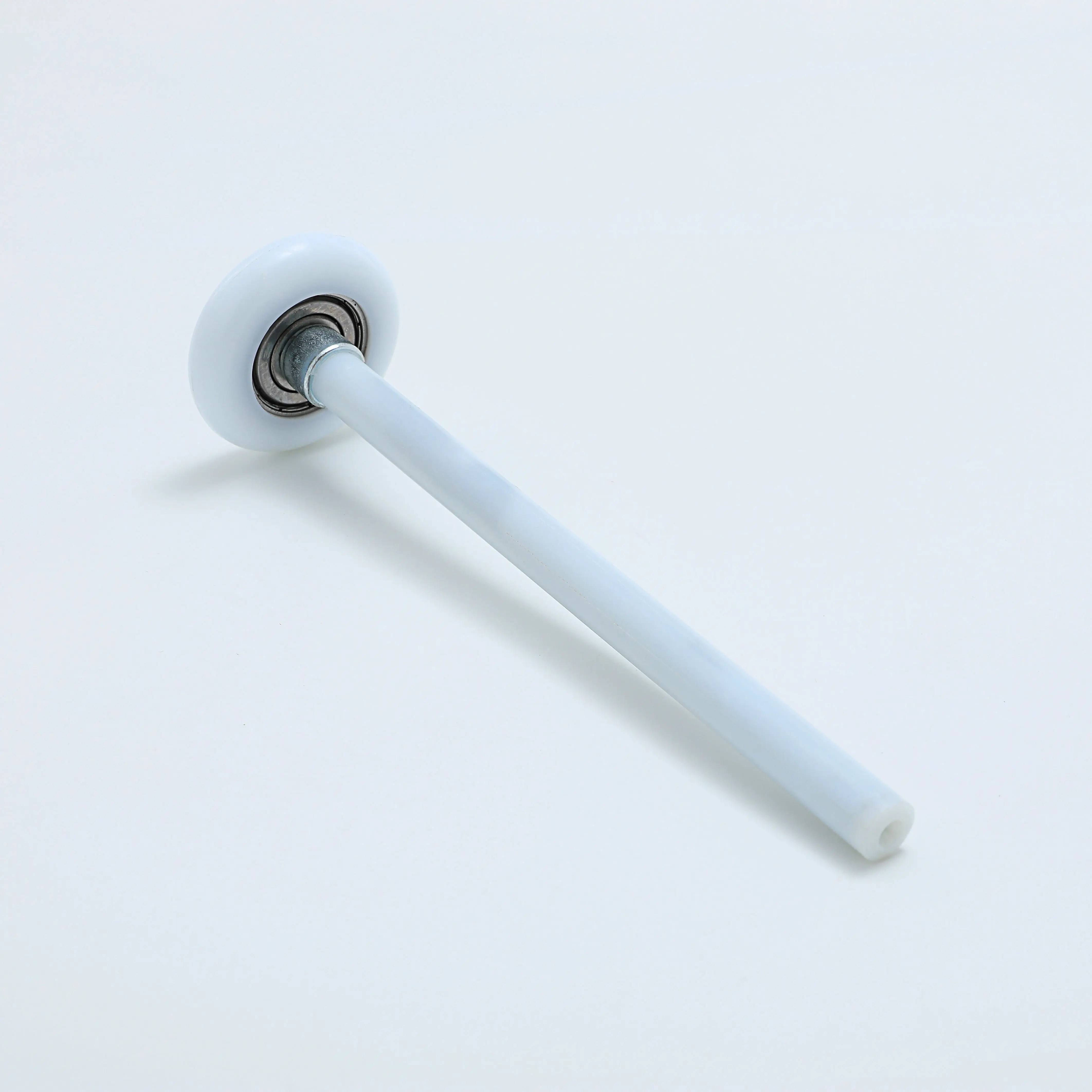 product 46178mm white wheel with plastic coated pole 6200 bearing garage door roller-2
