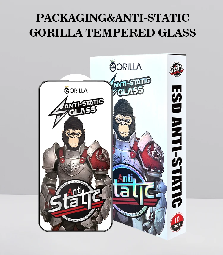Mobile Phone Anti Static Tempered Type Guard Gorilla Glass Screen