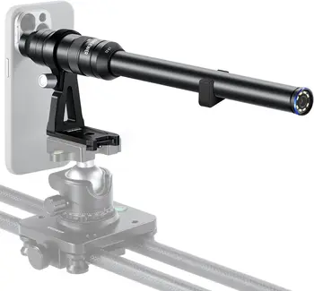NEEWER LS-51 18mm 2X Macro Probe Lens  for Mobile Phone Video Recording, for NEEWER Phone Cage Compatible With iphone Samsung.