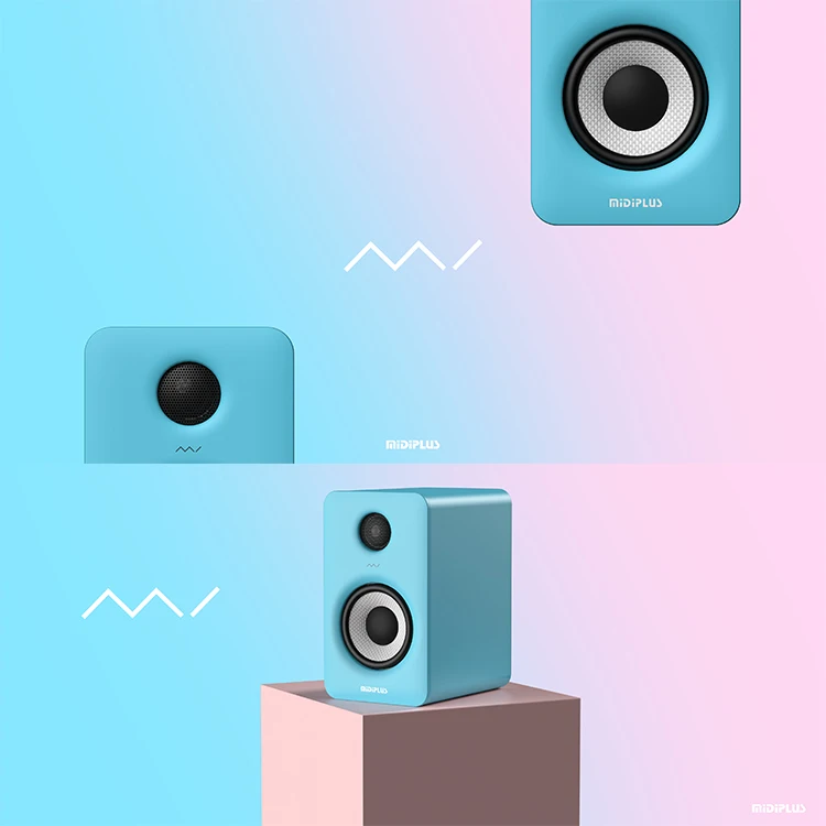 Midiplus オーディオ MI3 II V2 高品質 3インチ アクティブスタジオ