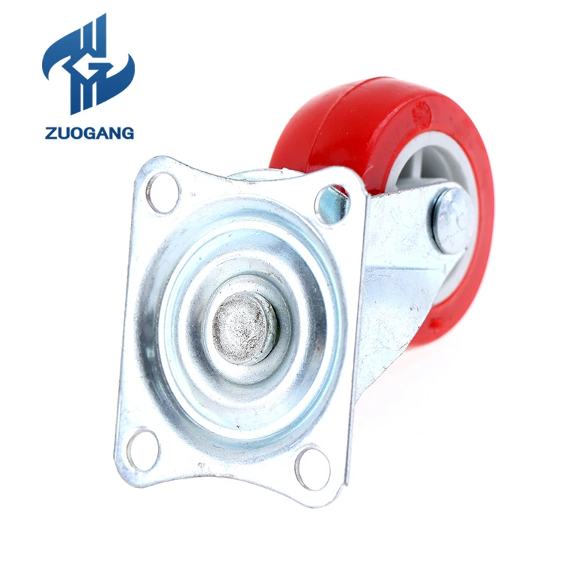 Zuogang, оптовая продажа, железный ролик из нержавеющей стали, фиксированное подпружиненное колесо