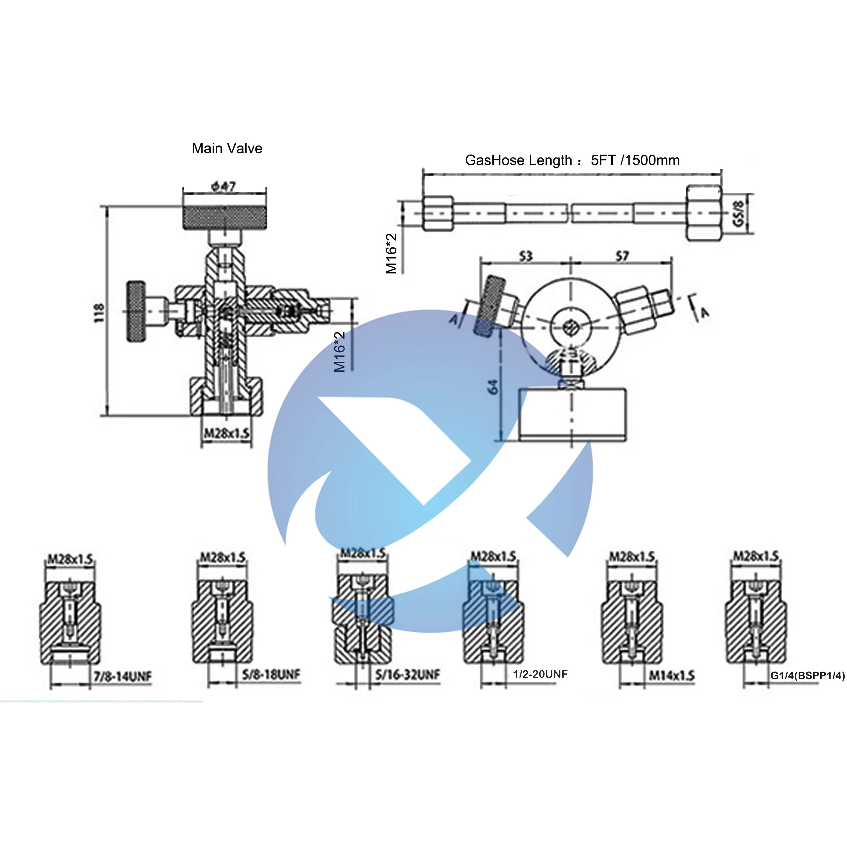 Outil XZTGK-01 d'essai de pression d'accumulateur hydraulique de kit de  charge de gaz d'azote gonflable 100 250 400ba