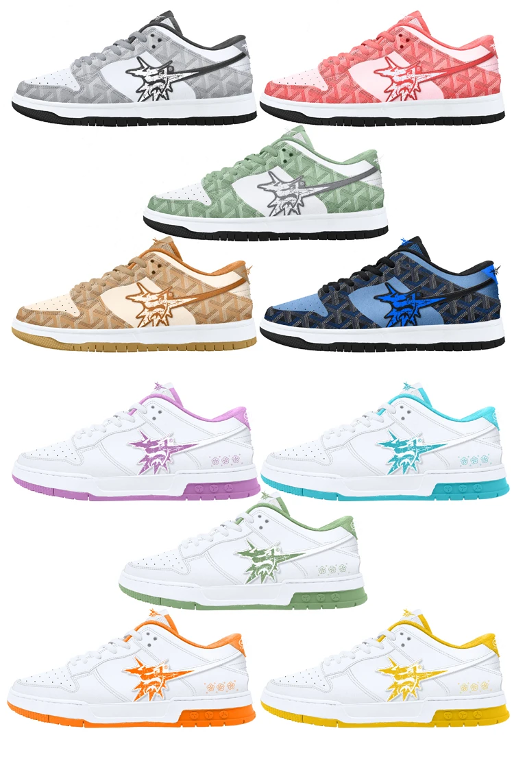 Custom Brand Sneakers Running Walking Style Shoes Lv1 Men Women Casual ...