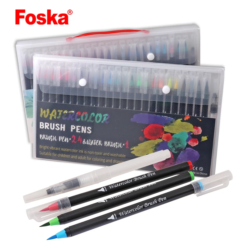 Foska Water Color Pen 24 Color : Foska