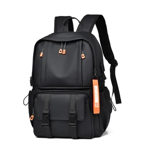 OMASKA Wholesale Fashionable USB Student Bag Large Capacity Waterproof Teenagers Laptop Backpack