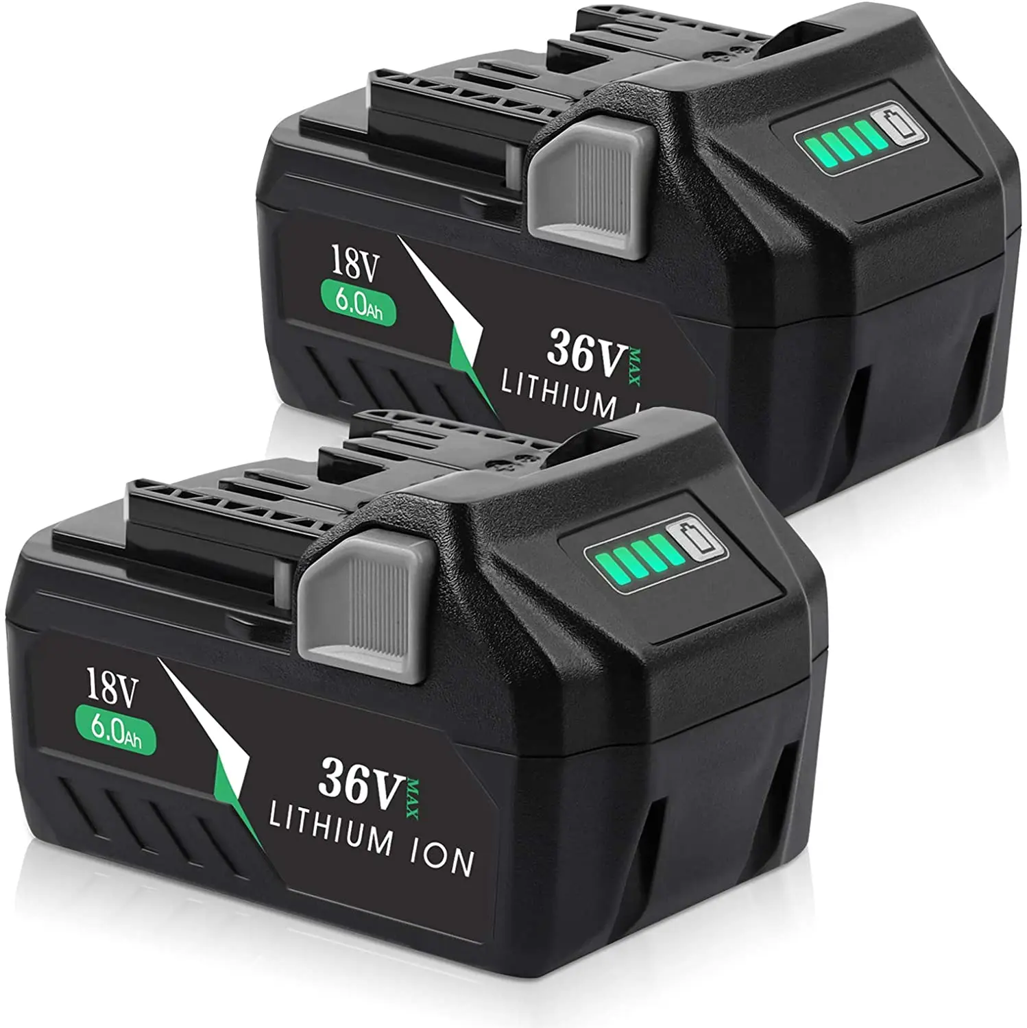 for HiKOKI (Hitachi) 18V Battery Replacement | EBM1830 5.0Ah Li-ion Battery 2 Pack