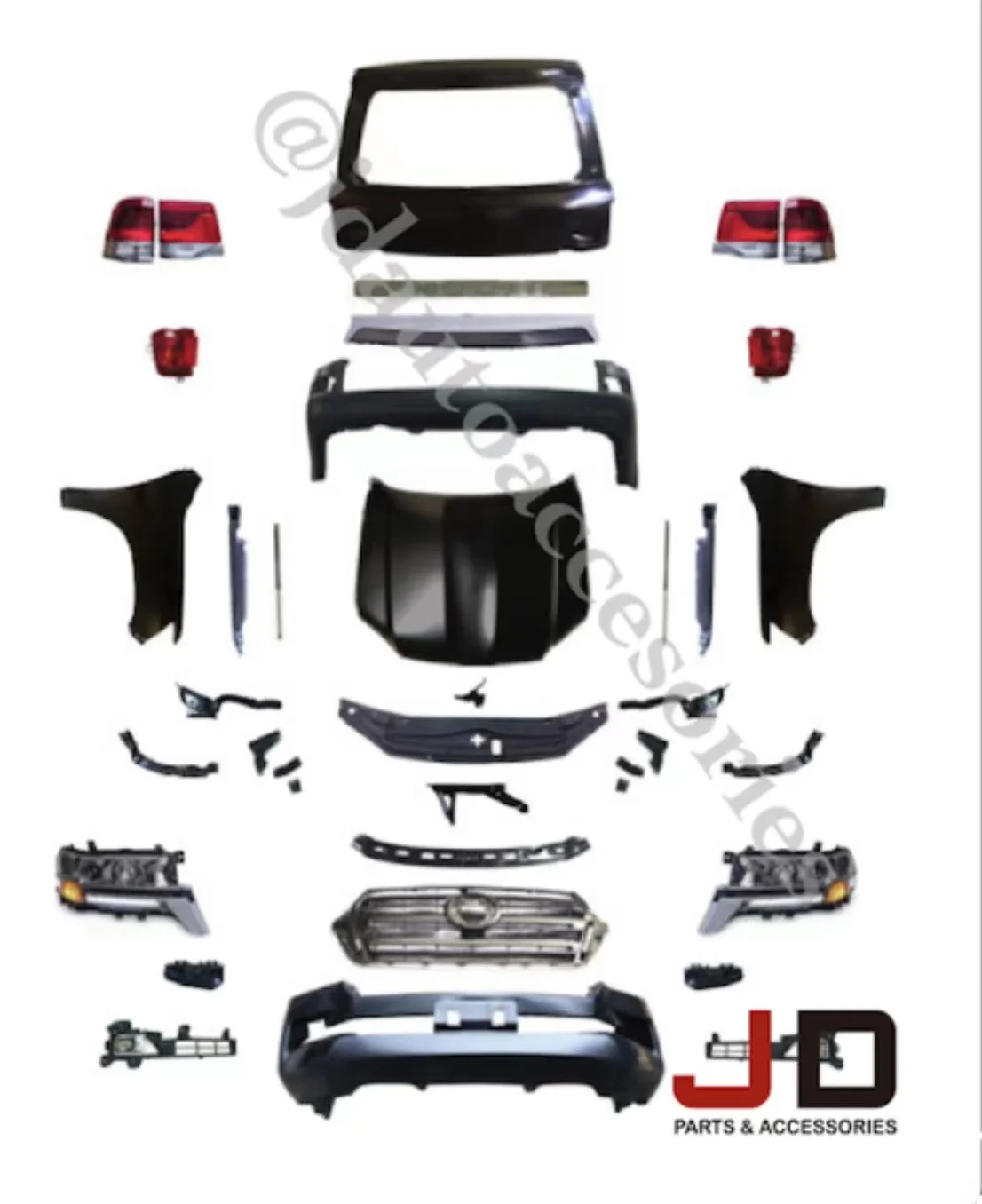 Jd Auto Complete Upgrade Body Kit For Land Cruiser 200 Fj200 Lc200 2016 Buy Upgrade Kit For