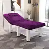 Gambe quadrate 185*70 in affascinante tessuto di velluto viola + tavola inclusa gratuitamente
