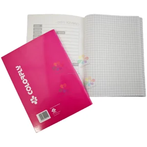 High Demand in Chile B5 School Notebook with 7x7mm Square Inner 80 Sheets Glossy Cover