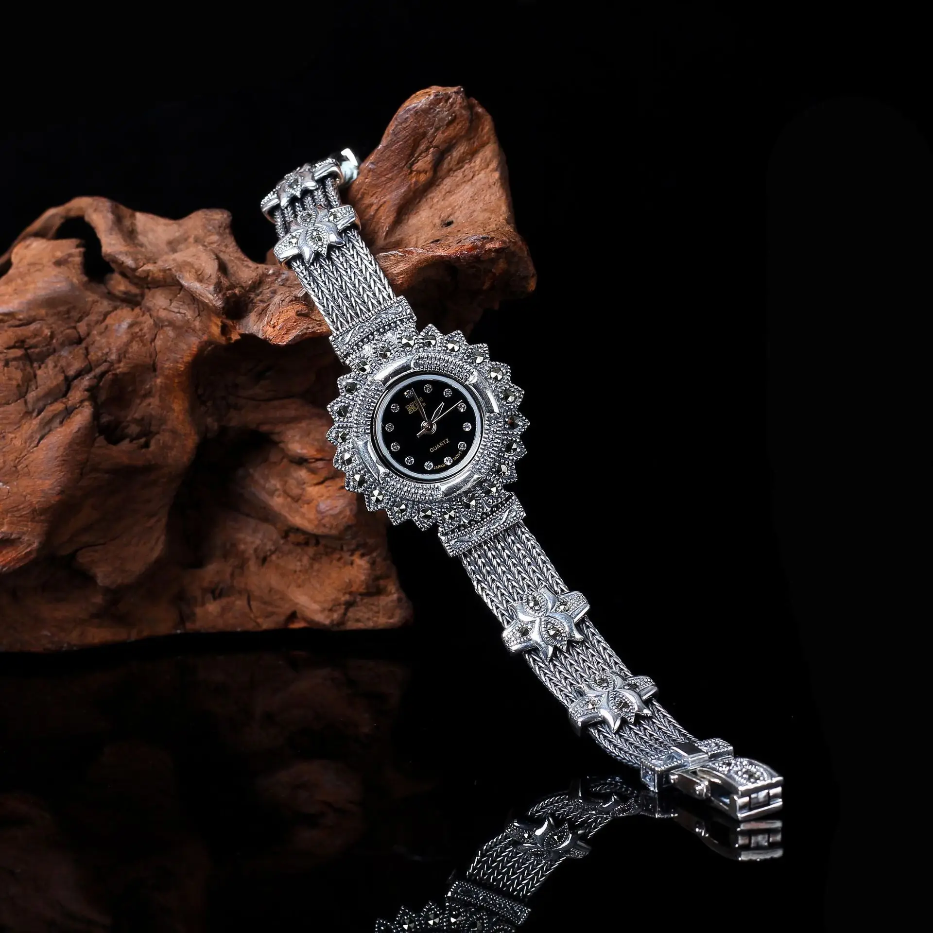 Fashion reloj para mujer S925 silver watches women wrist luxury jam tangan ladies watches buy online