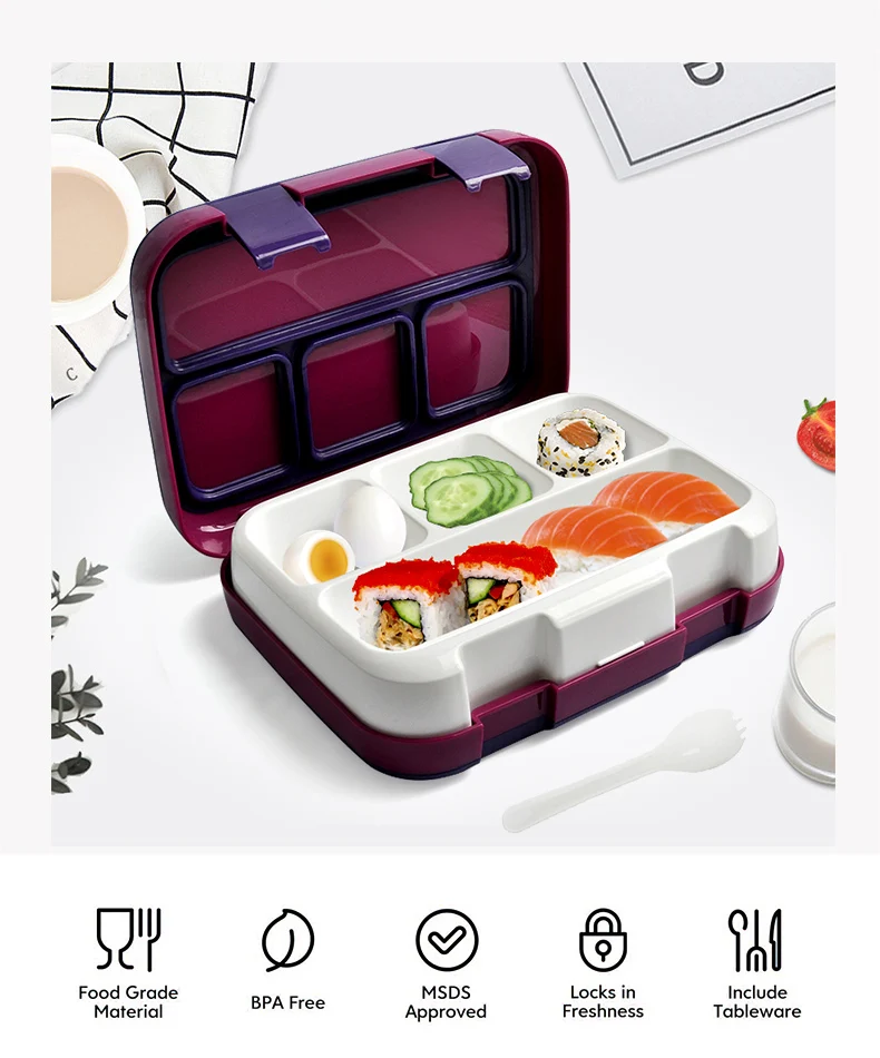 The Latest Wholesale Bento Box Is Suitable For Children's Biodegradable