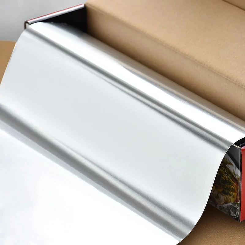 Customized Food Grade Household Catering 8011 Aluminum Foil Roll For Food  Packaging Cooking Frozen Barbecue