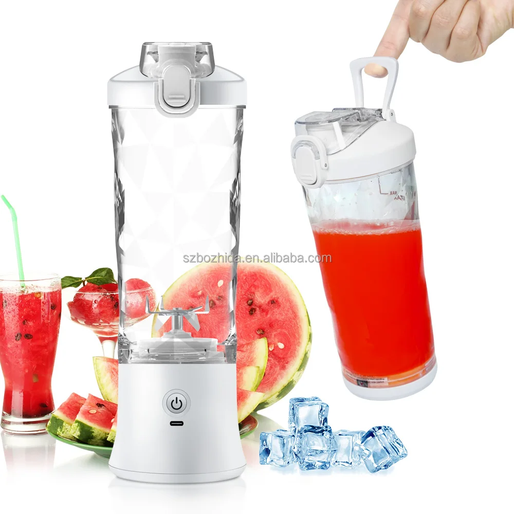 Factory Design Best Selling 600ml Sports Juicer Blender Protein Shaker Electric Portable Blender Portable Juice Blender