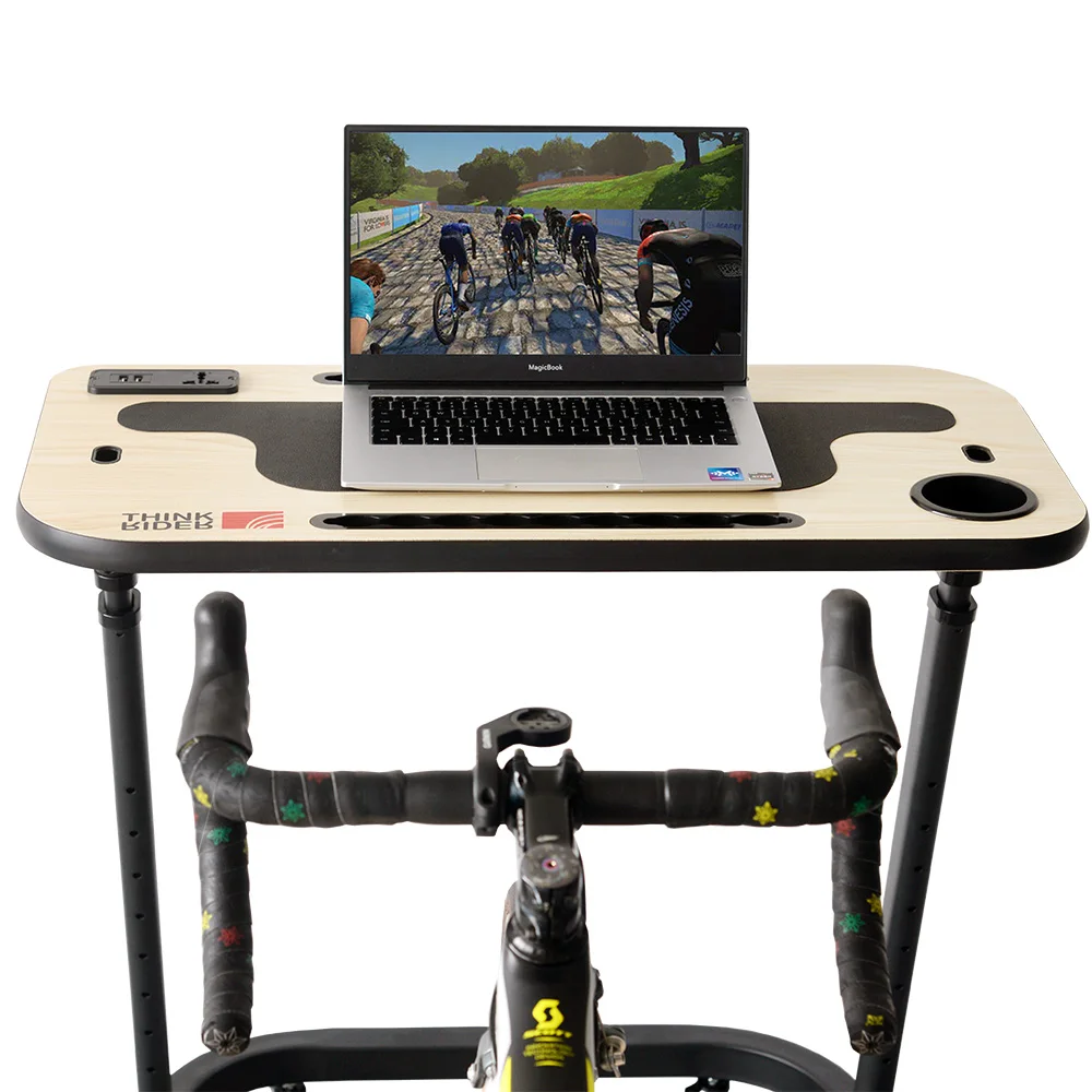 ThinkRiderバイクトレーナーテーブルデスク (USB/ACソケット付き