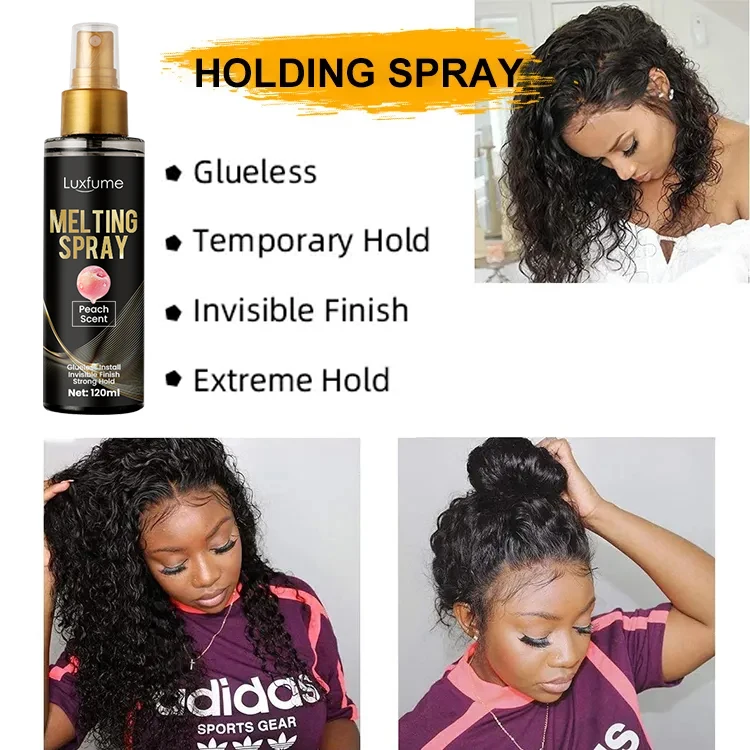 Luxfume Lace Glue Spray Wholesale Lace Front Melt Glue Strong Hold Lace