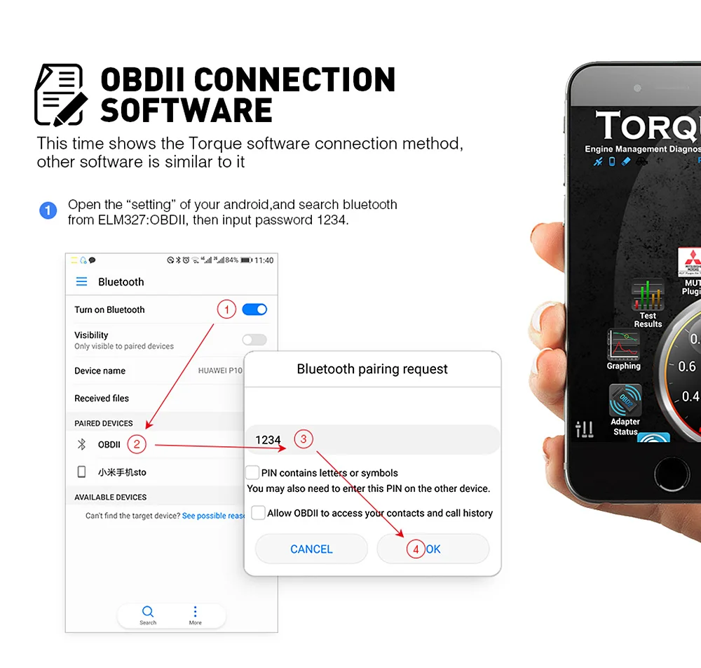 MS309 OBDII Code Reader Scanner OBD2 Automatic Diagnostic Tool Car Diagnostic Tool Original Scanner
