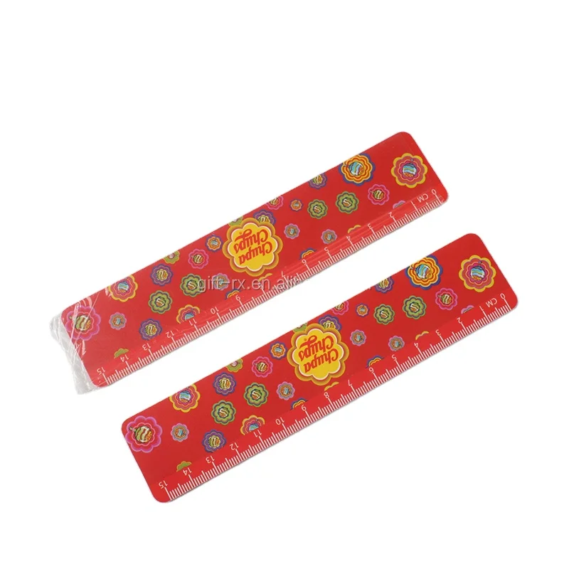 BSCI Customized logo Cheap 15cm Plastic Flexible Ruler for Kids