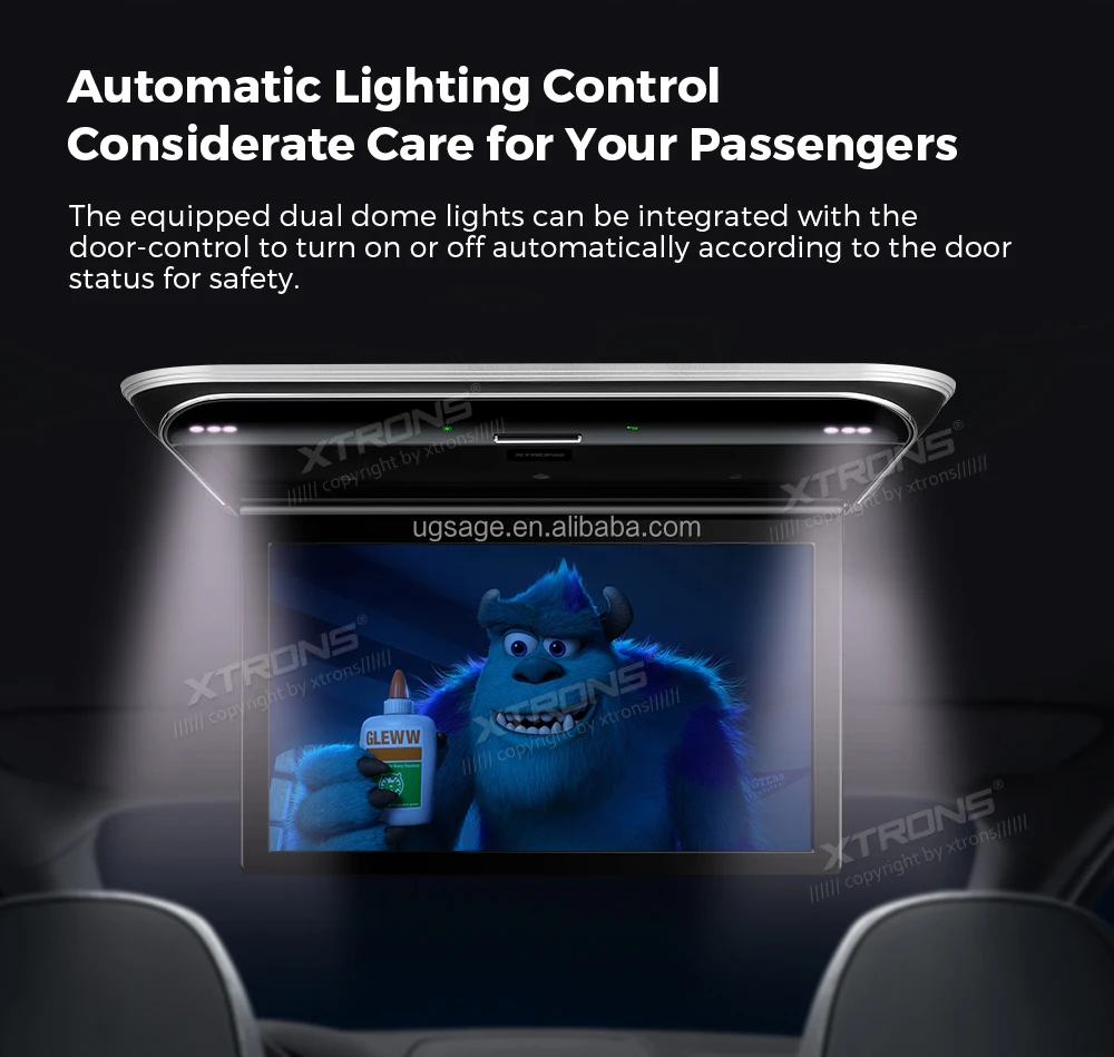 Xtrons 15.6" Touch Screen 1920*1080 8k Android Car Monitor De Coche ...