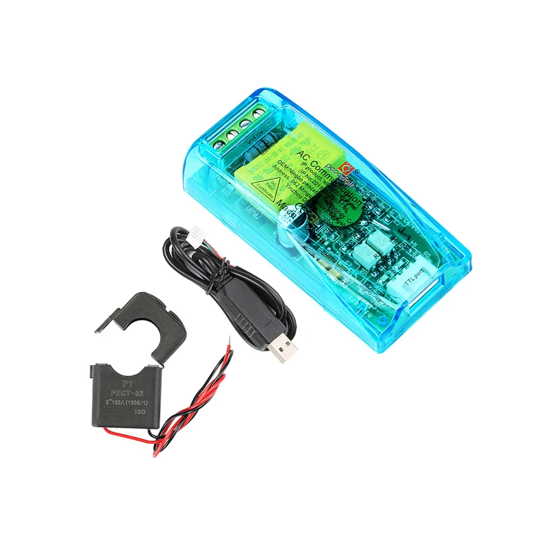 PZEM 004T Ammeter Module Single Phase Wattmeter Kwh Meter TTL Modbus ...