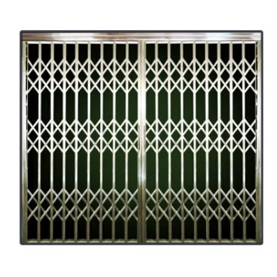 Grille Sliding Door Burglar Proof Windows Collapsible Security Grilles ...