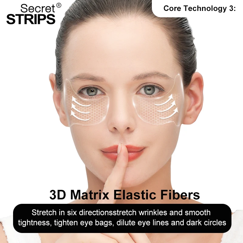 Magic Strips Fast Express Beauty Gel Anti Wrinkle Patches Eye Care Sheet Mask for Skin Care