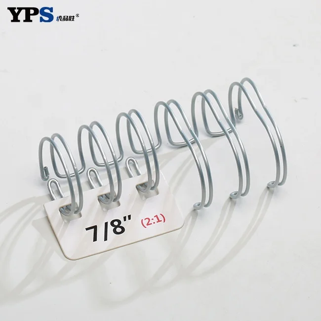 Предварительно вырезанные двойные петли с нейлоновым покрытием серебряного цвета обвязочная проволока O для мягкой обложки