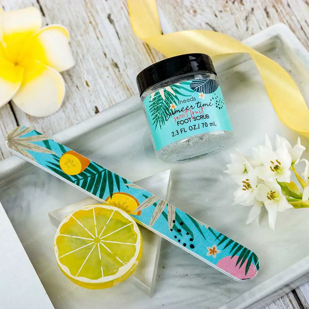 Customized Hand Cream & Scrub Hand & Foot Care Gift Set with Nail File