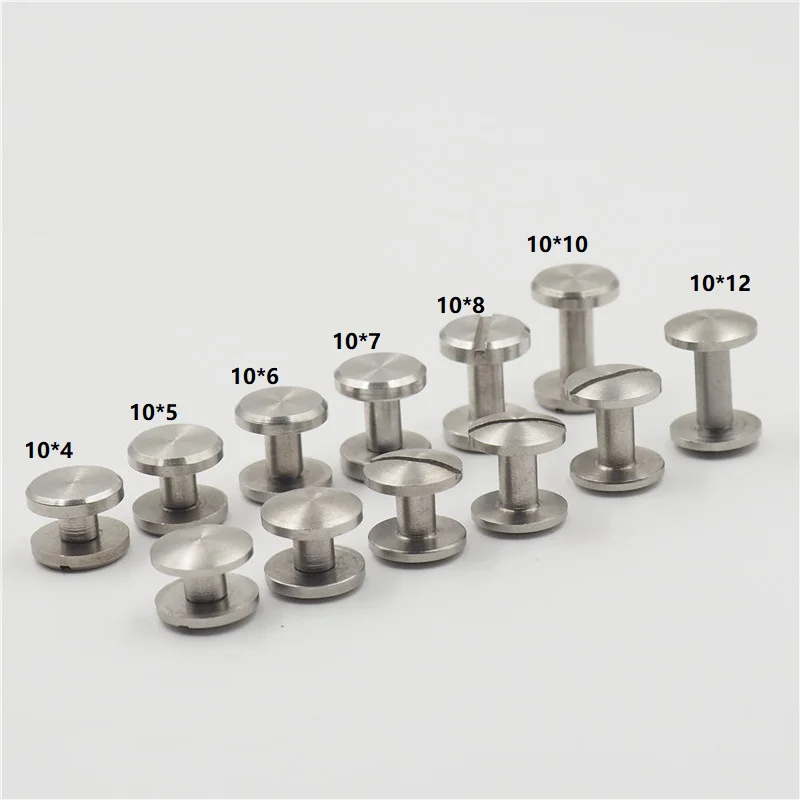 M3 M4 Stainless Steel Aluminum Brass Book Binding Post Screw Chicago